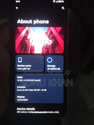 Motorola Moto G84 5G 256 GB White