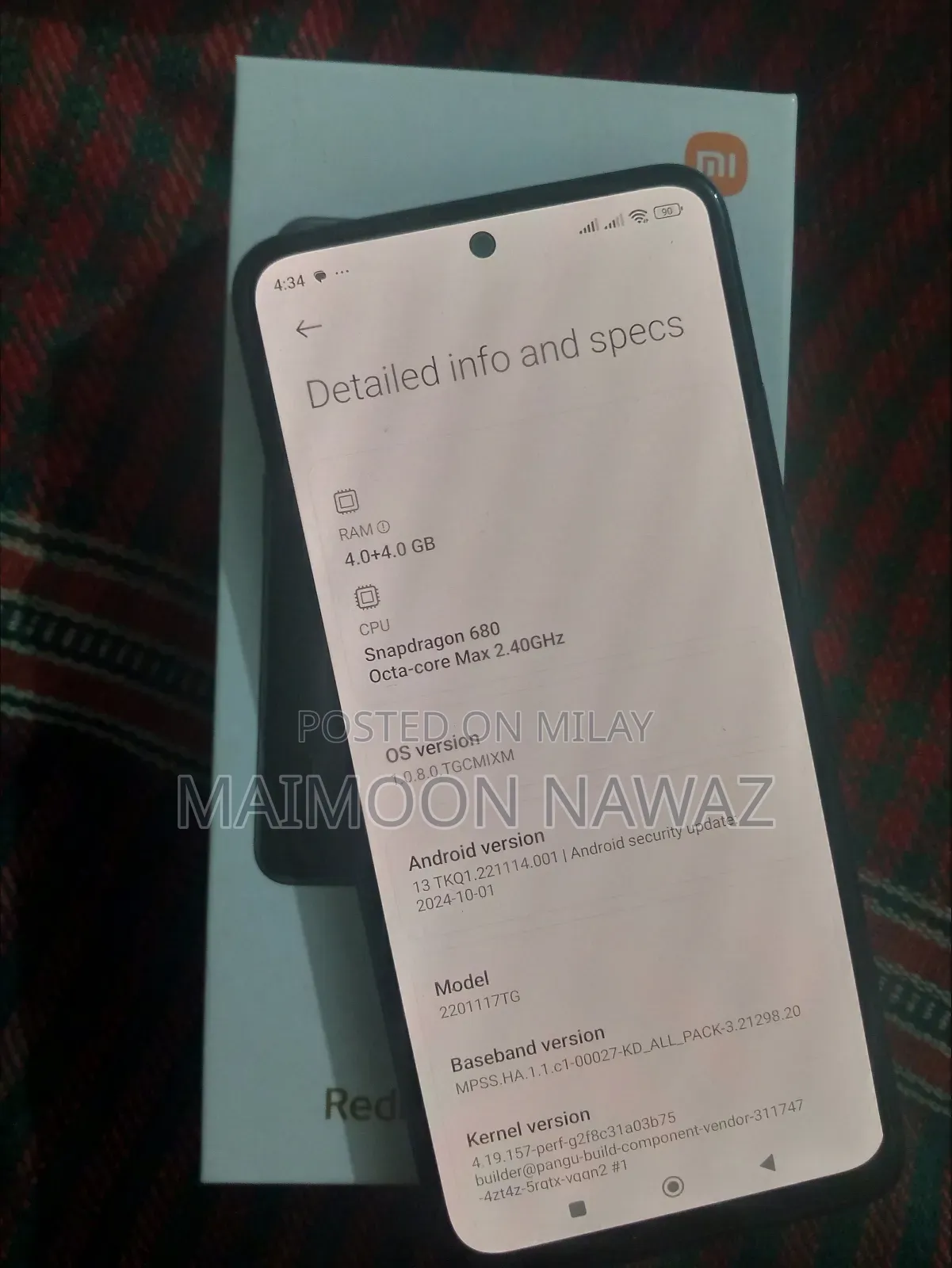 New Xiaomi Redmi Note 11 128 GB Blue