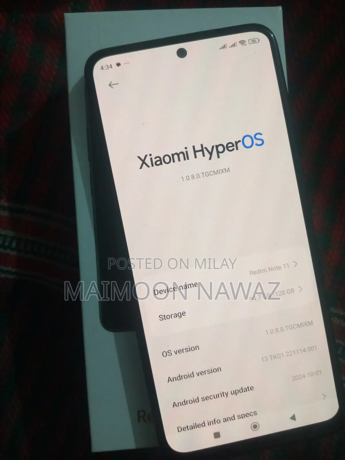 New Xiaomi Redmi Note 11 128 GB Blue