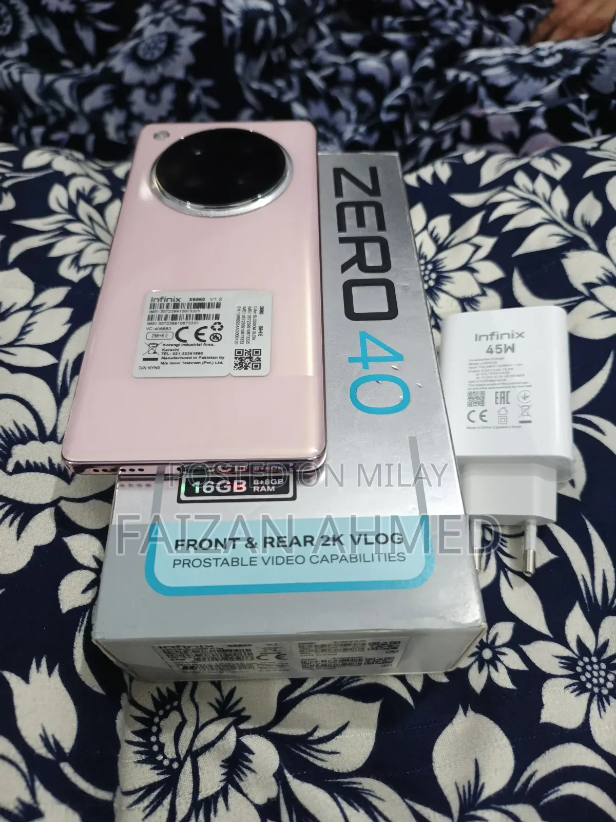 New Infinix Zero 40 256 GB Pink