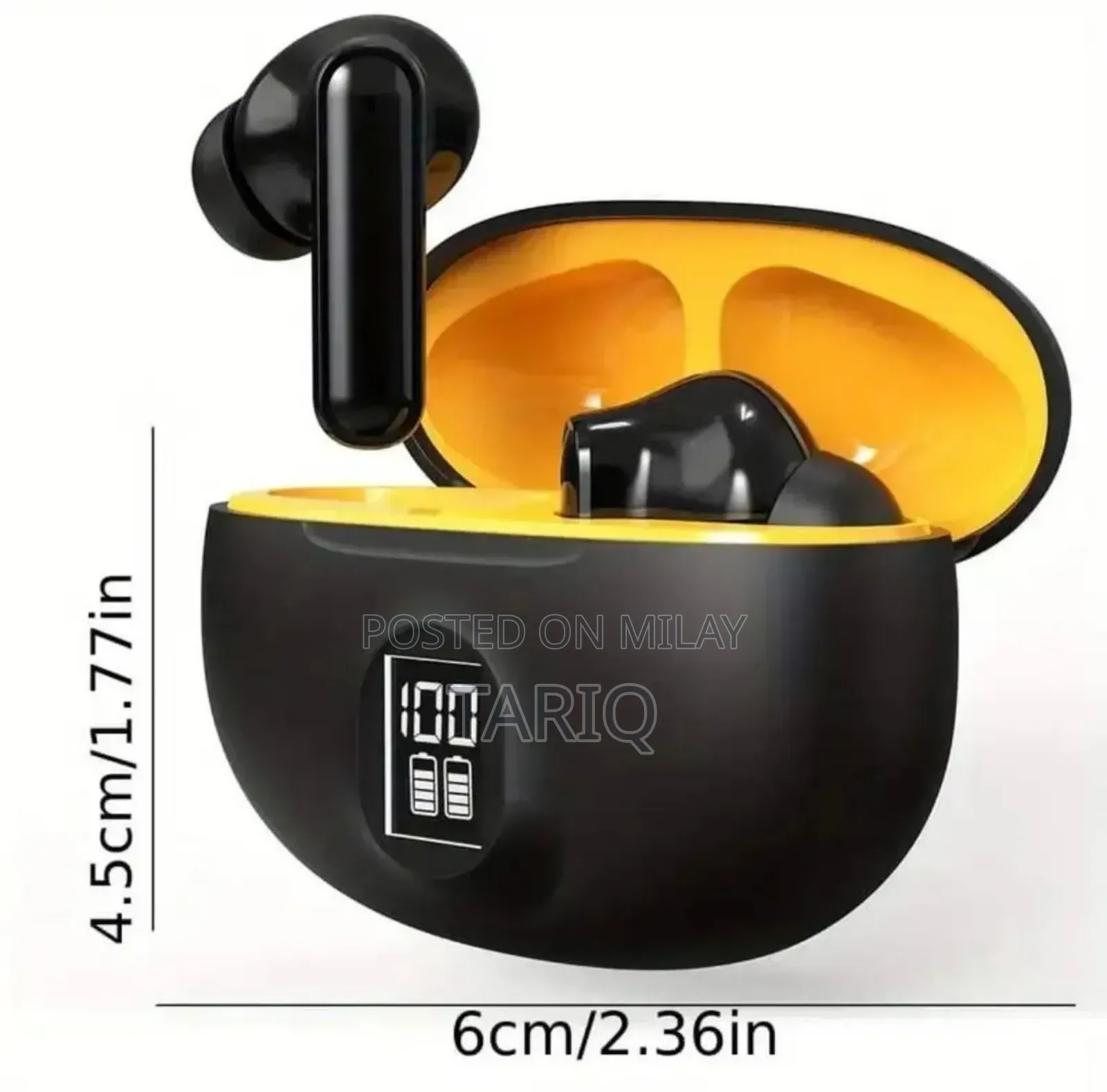 Wireless Stereo Earbuds With Led Display.