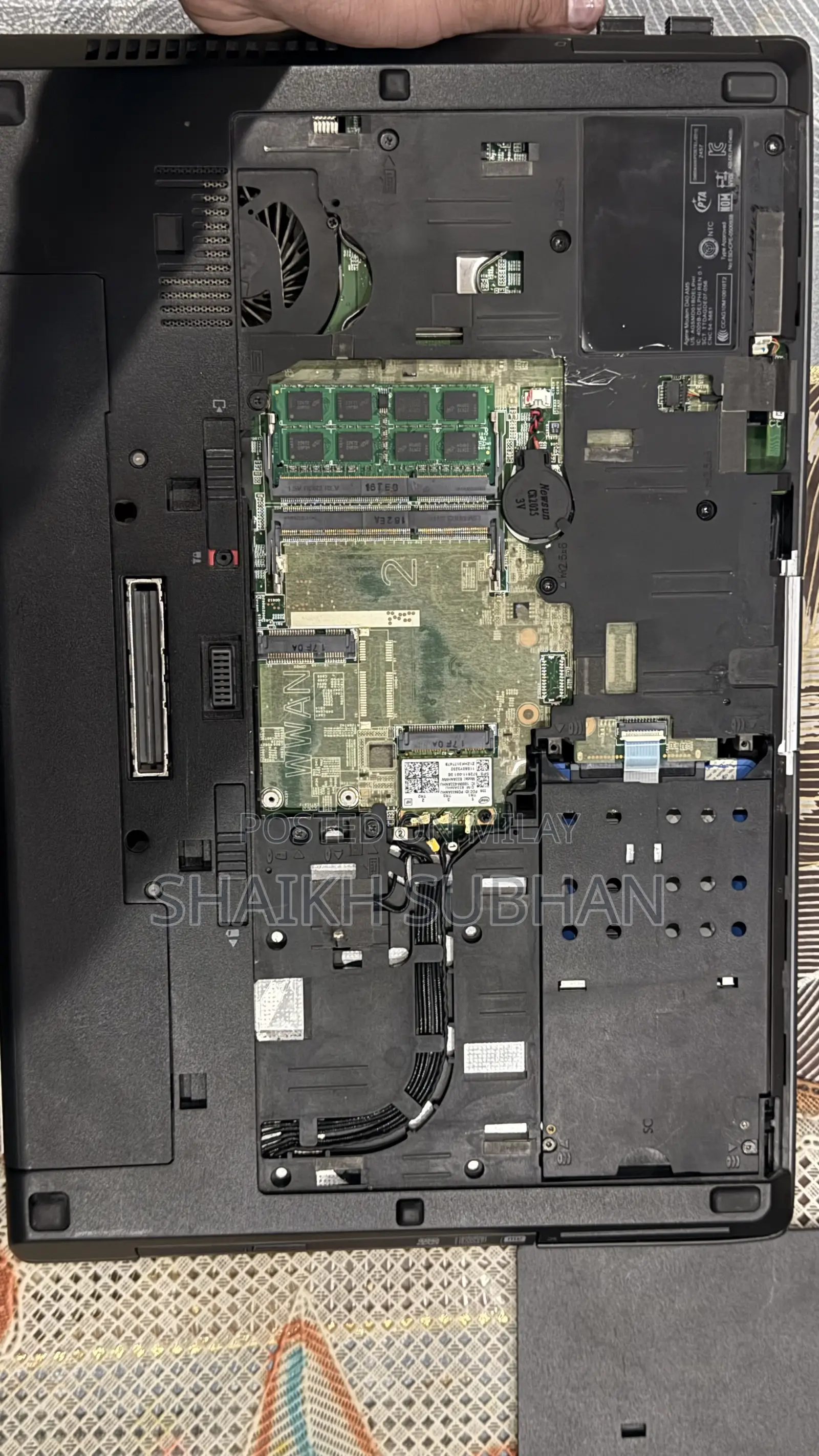 Laptop HP EliteBook 8560W 12GB Intel Core I7 HDD+SSD 750GB