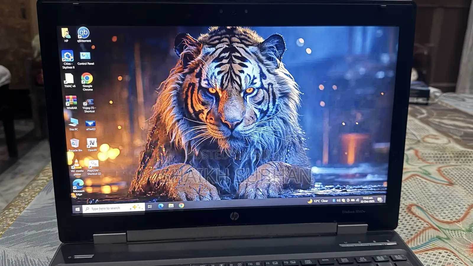 Laptop HP EliteBook 8560W 12GB Intel Core I7 HDD+SSD 750GB