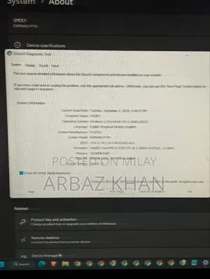 Desktop Computer Fujitsu Esprimo P758 12GB Intel Core I5 SSD 1T