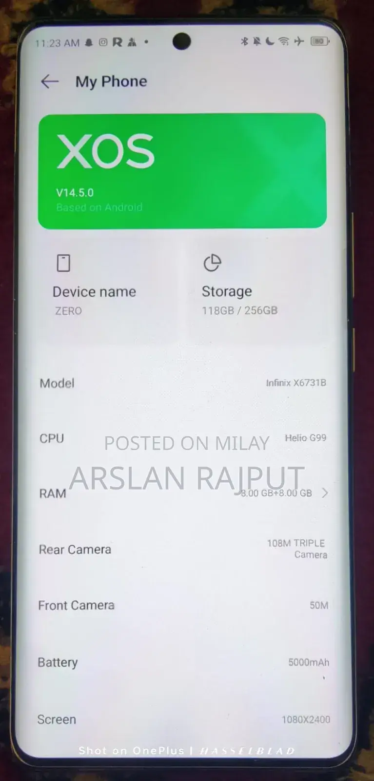 New Infinix Zero 30 4G 256 GB Rose Gold