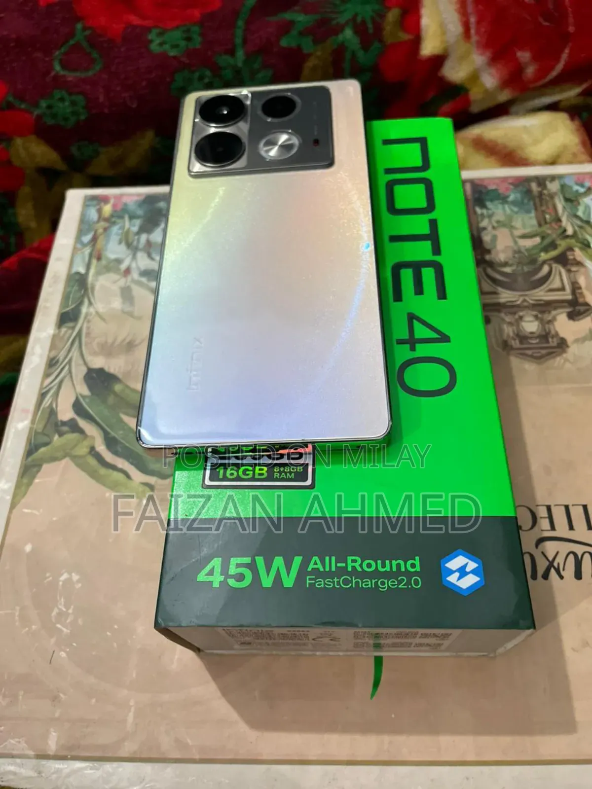 New Infinix Note 40 256 GB Gold