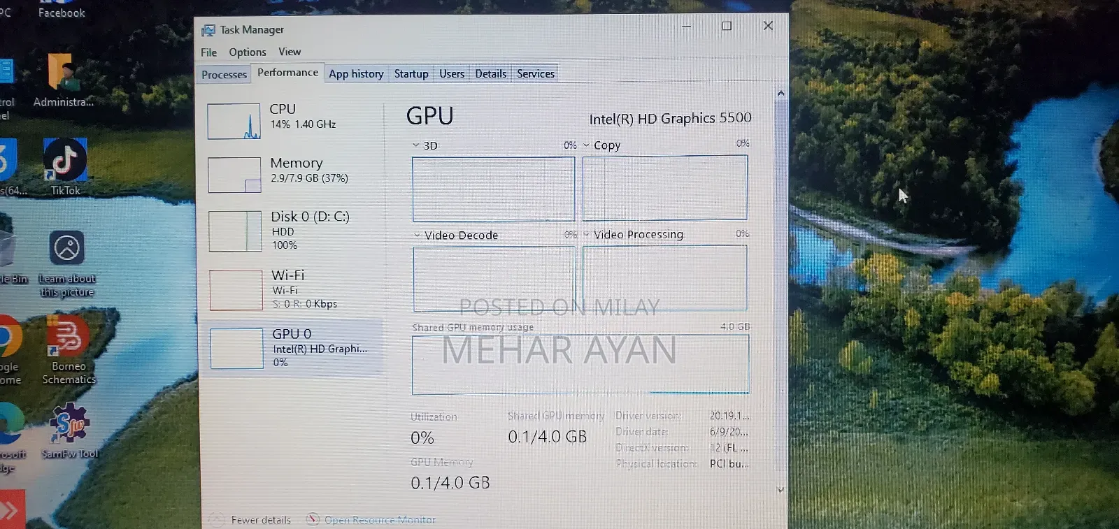 Laptop Acer TravelMate P245 M 8GB Intel Core I5 HDD 500GB