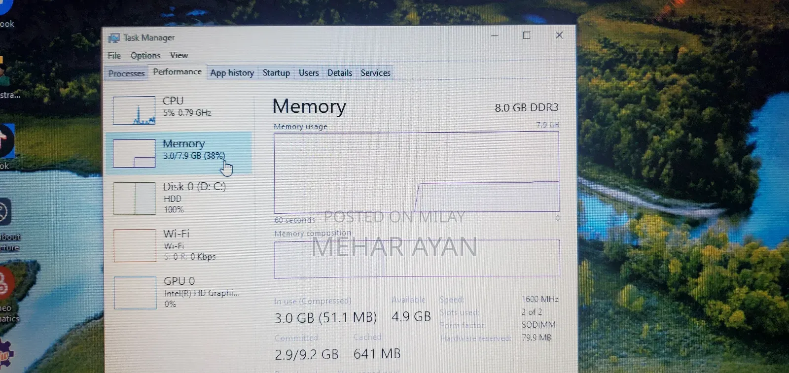 Laptop Acer TravelMate P245 M 8GB Intel Core I5 HDD 500GB