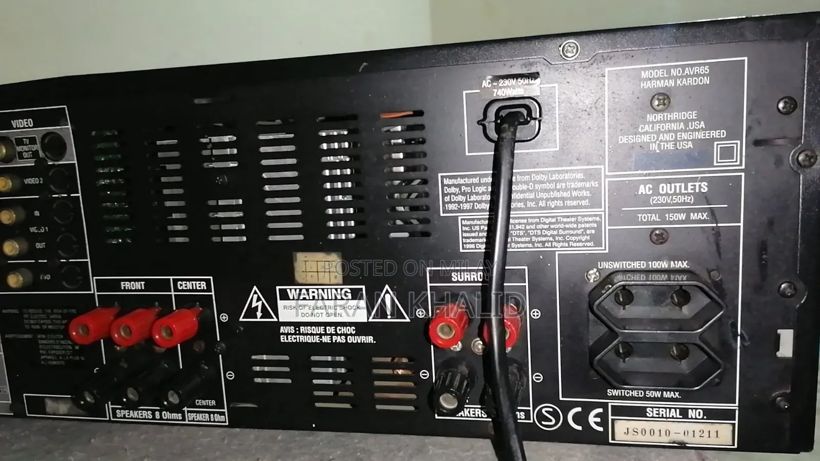 Harman Kardon Dolby DTS Amplifier