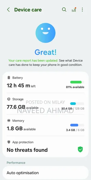 Samsung Galaxy A25 128 GB Black