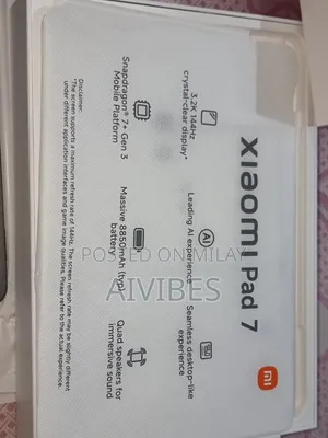 New Xiaomi Pad 7 256 GB Gray
