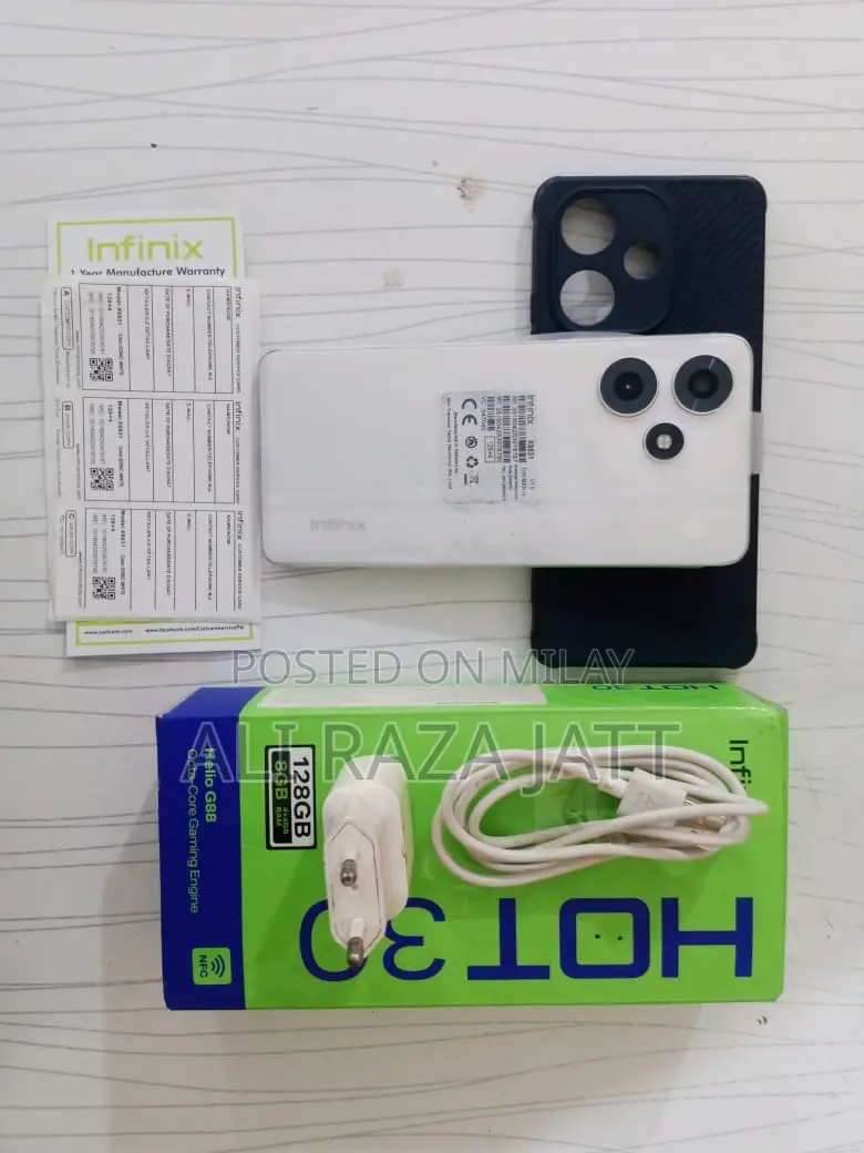 Infinix Hot 30 128 GB White