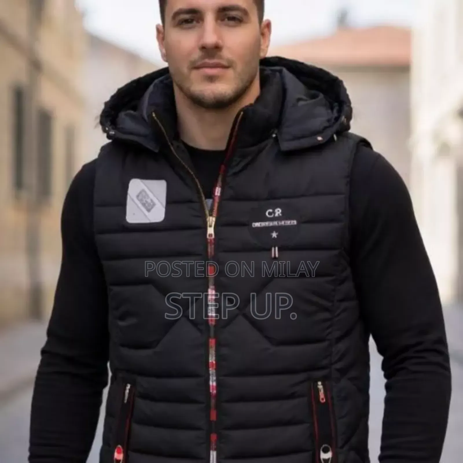 Men's Parachute Sleeveless Jacket