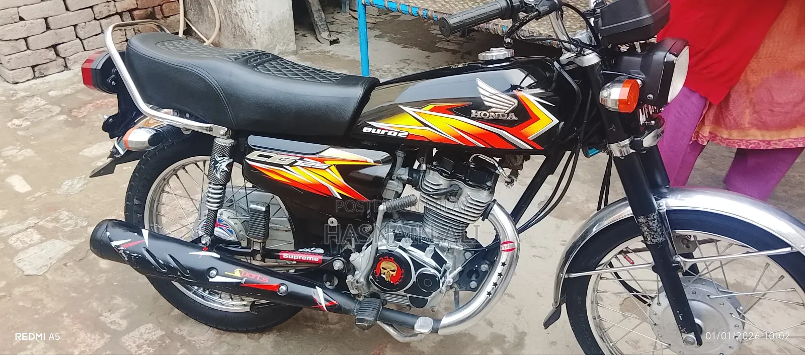 Honda CG110 2022 Black