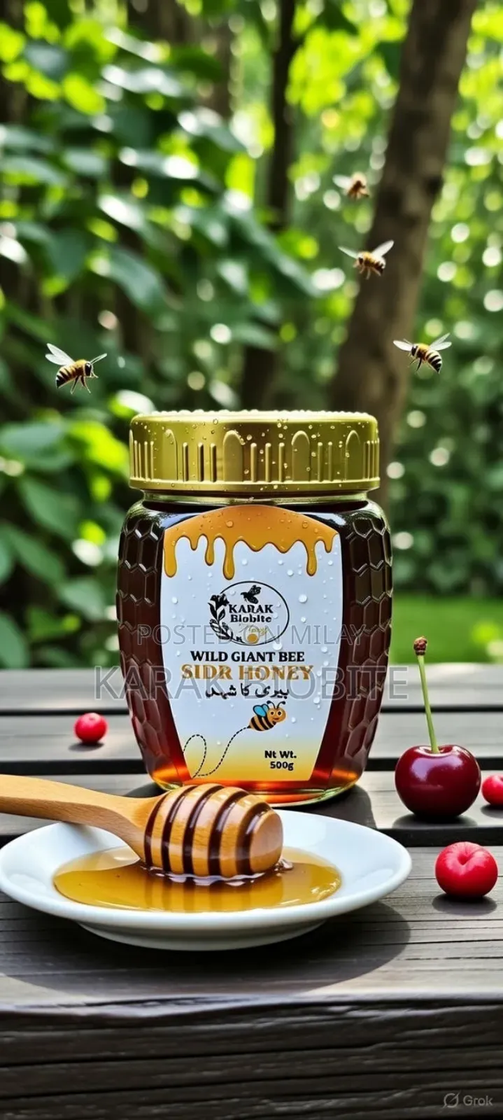 Organic Sidr - Beri Honey- کرک بیری کا خالص قدرتی شہد