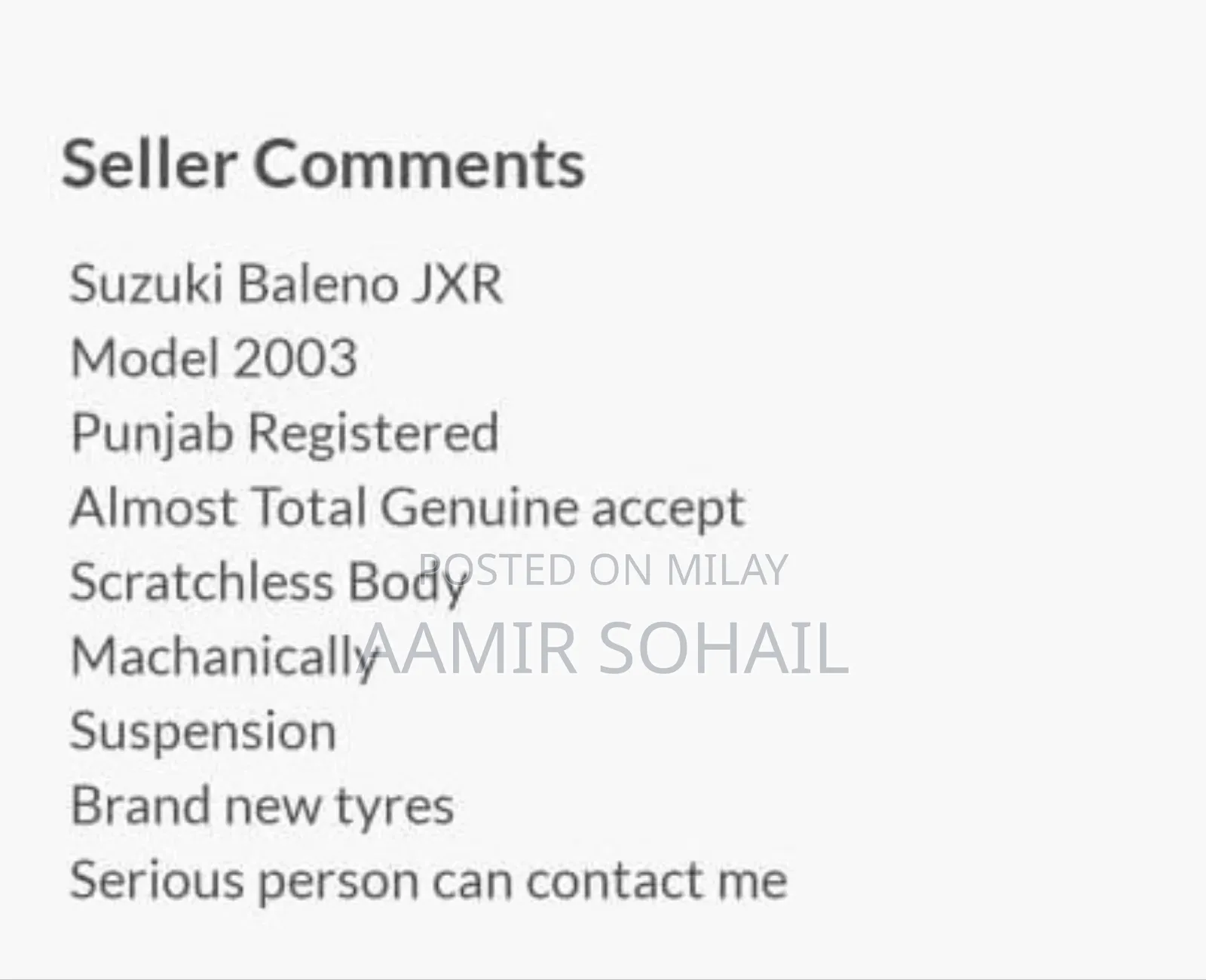 Suzuki Baleno 1.3 Break 2003 Silver