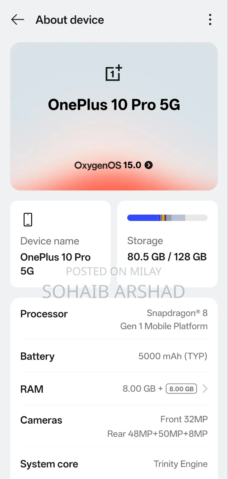 OnePlus 10 Pro 128 GB Black