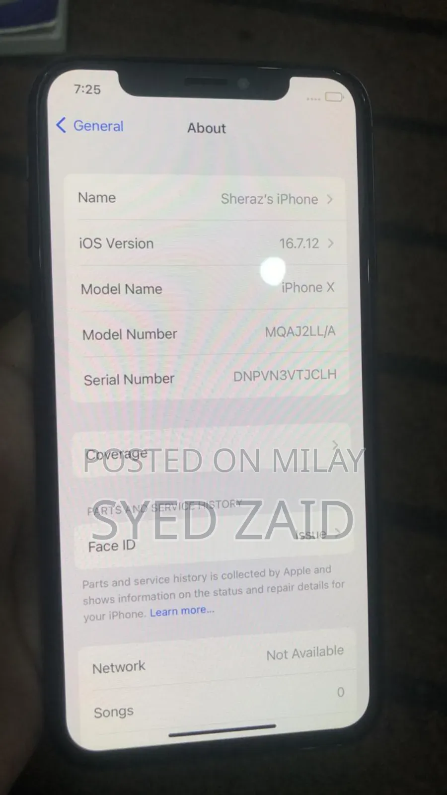 New Apple iPhone X 64 GB Black