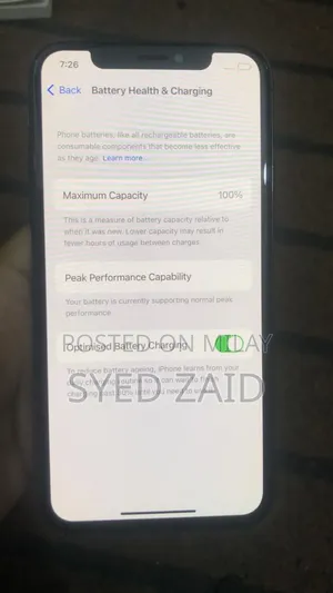 New Apple iPhone X 64 GB Black