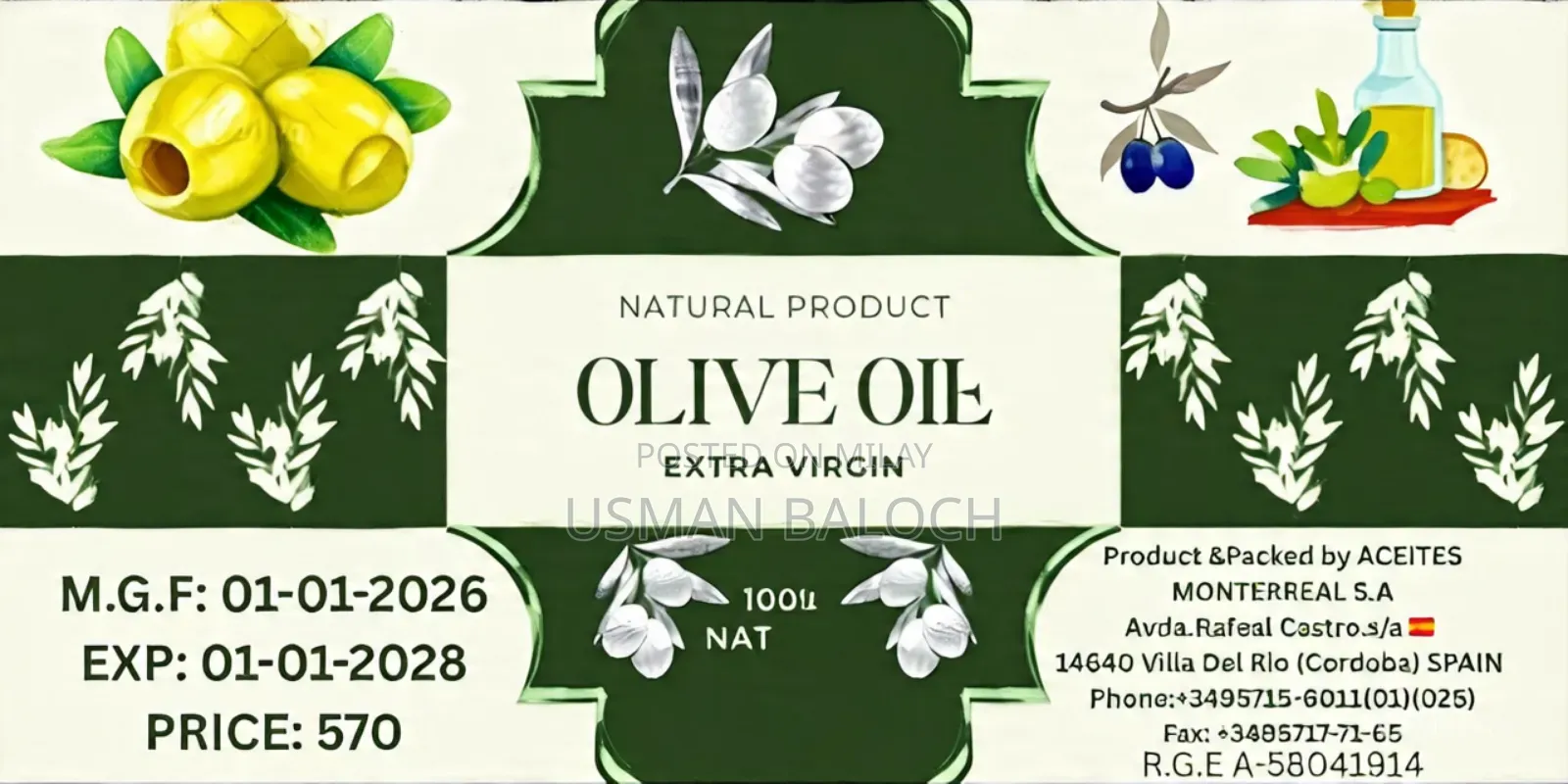 Olive Oil Extra Virgin