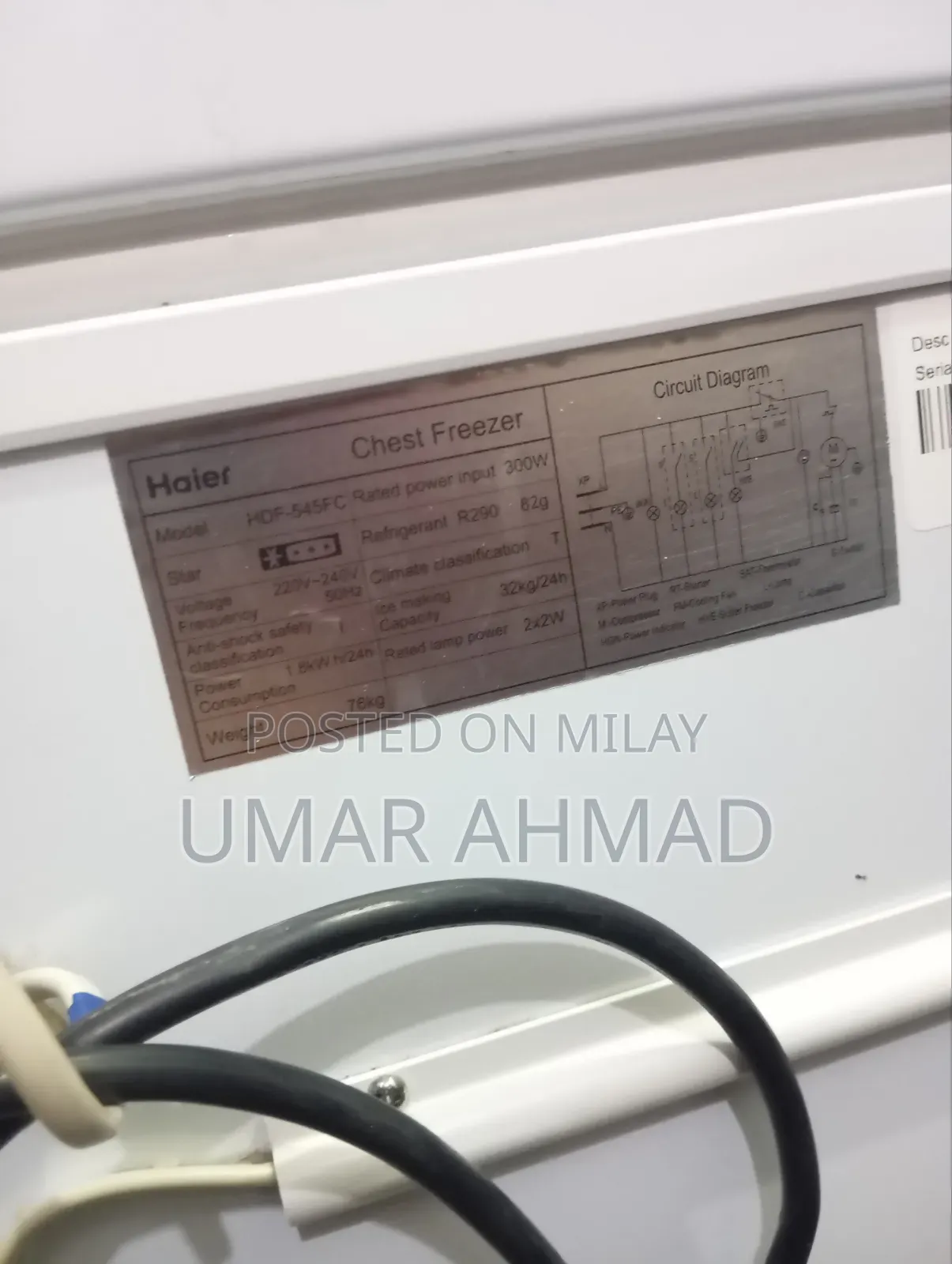 Freezer Haier Deep Freezer Fridge