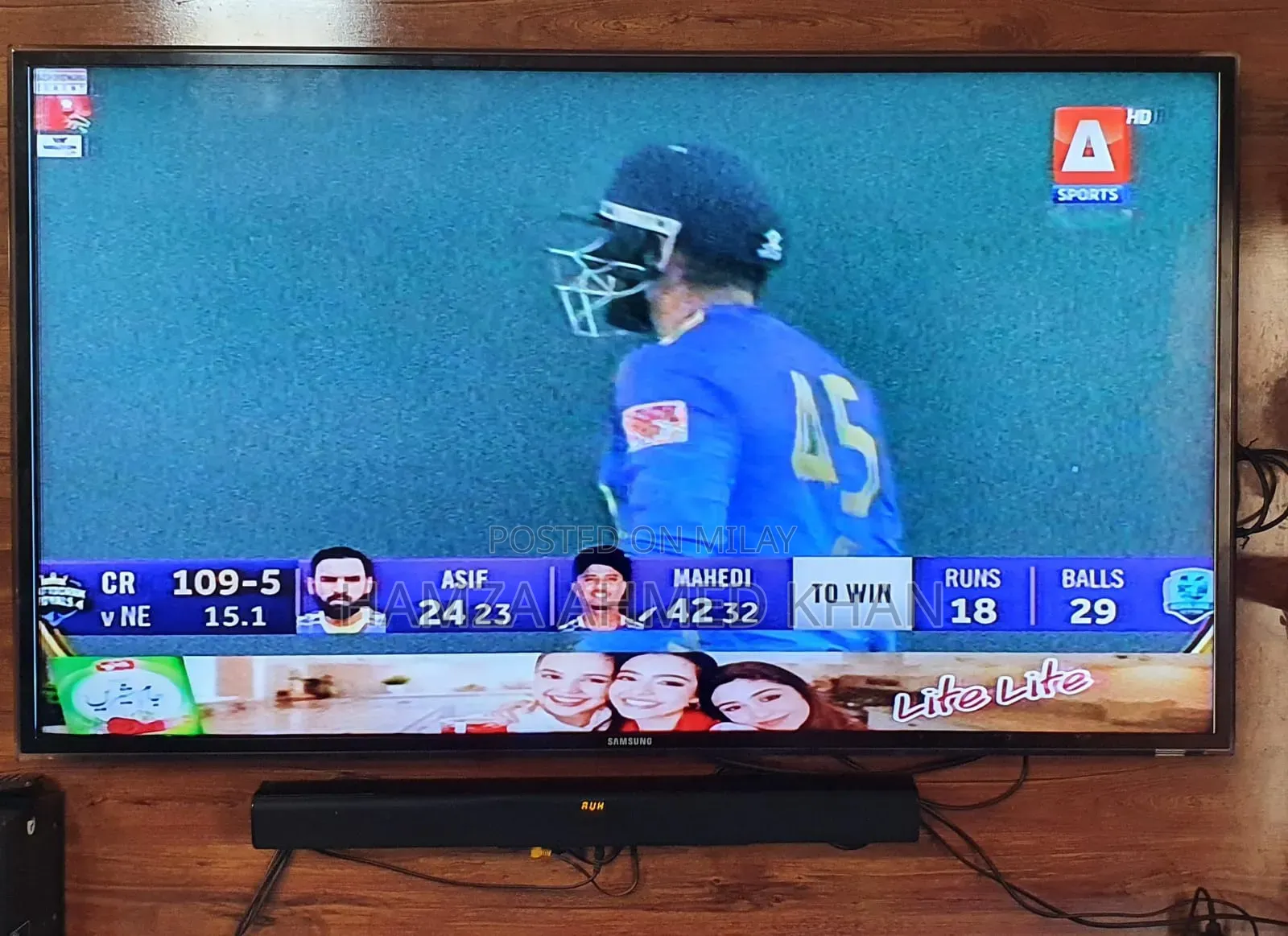 Samsung 55” Led Tv | Original Remote