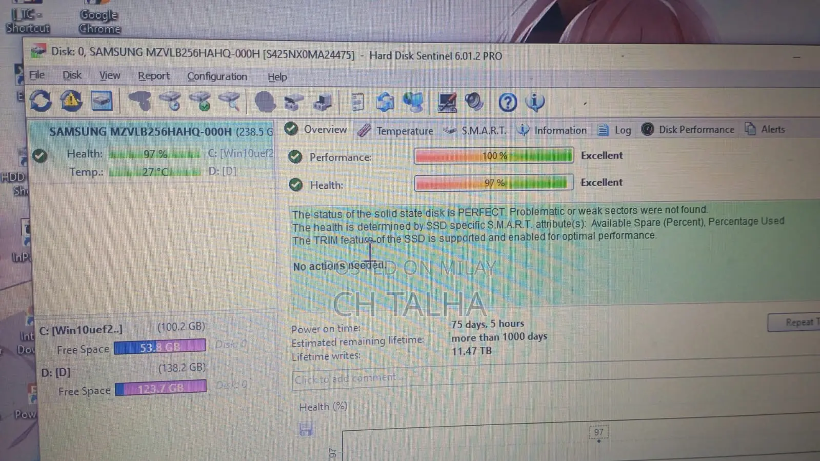 Laptop HP 15-Dw3031 8GB Intel Core I3 SSD 256GB
