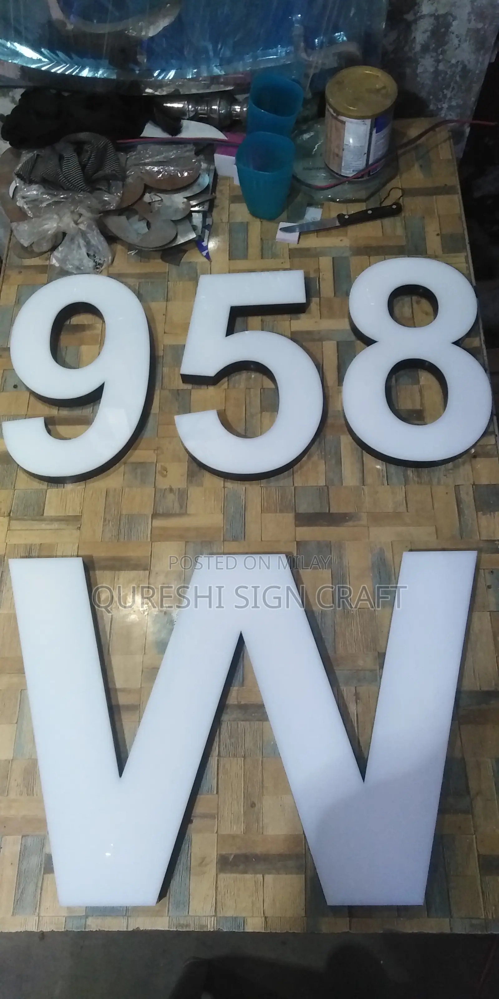 3d Signboards-calligraphy-house Name Plates-neon Lights-company Logo