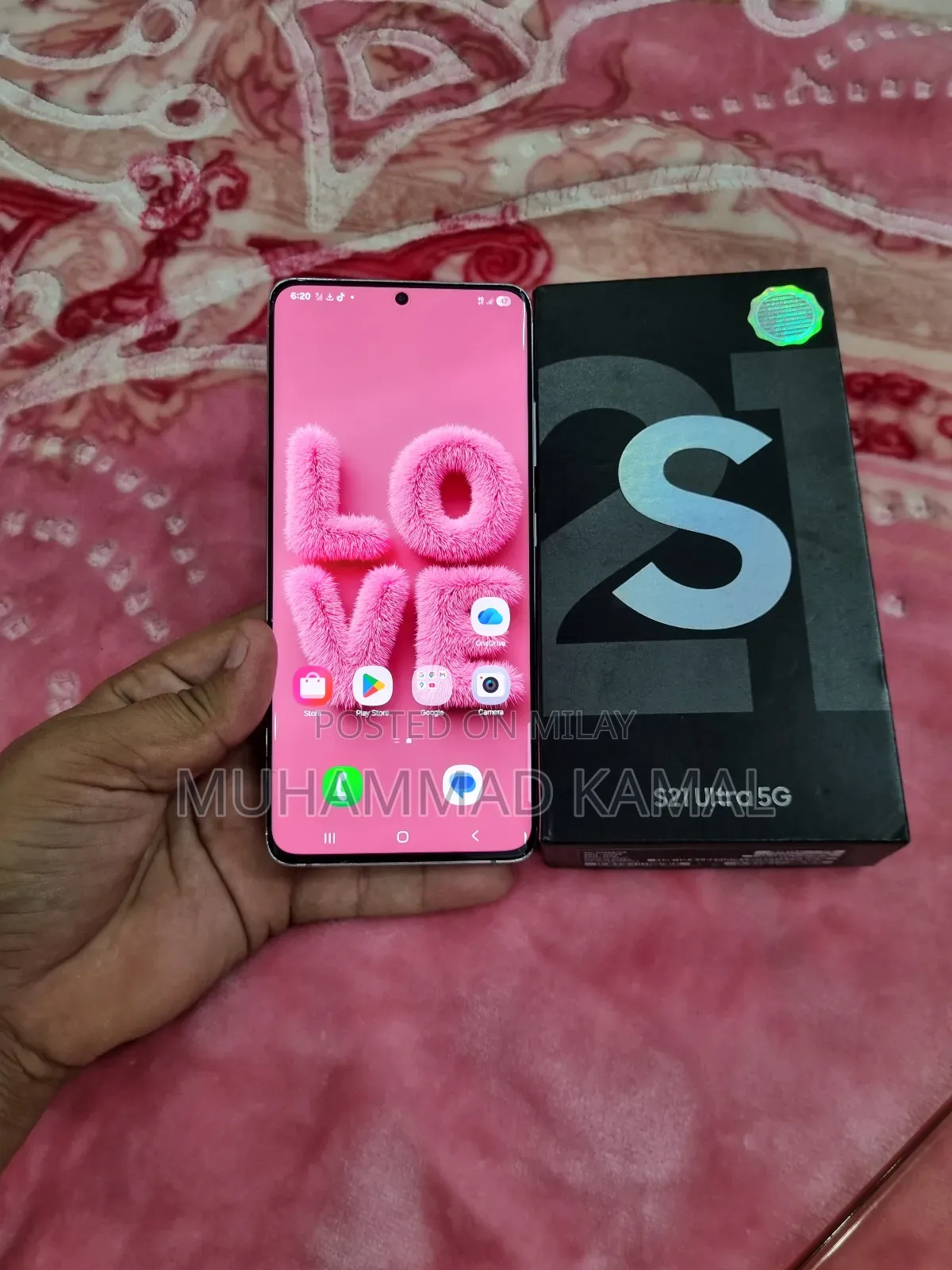 New Samsung Galaxy S21 Ultra 5G 256 GB Silver