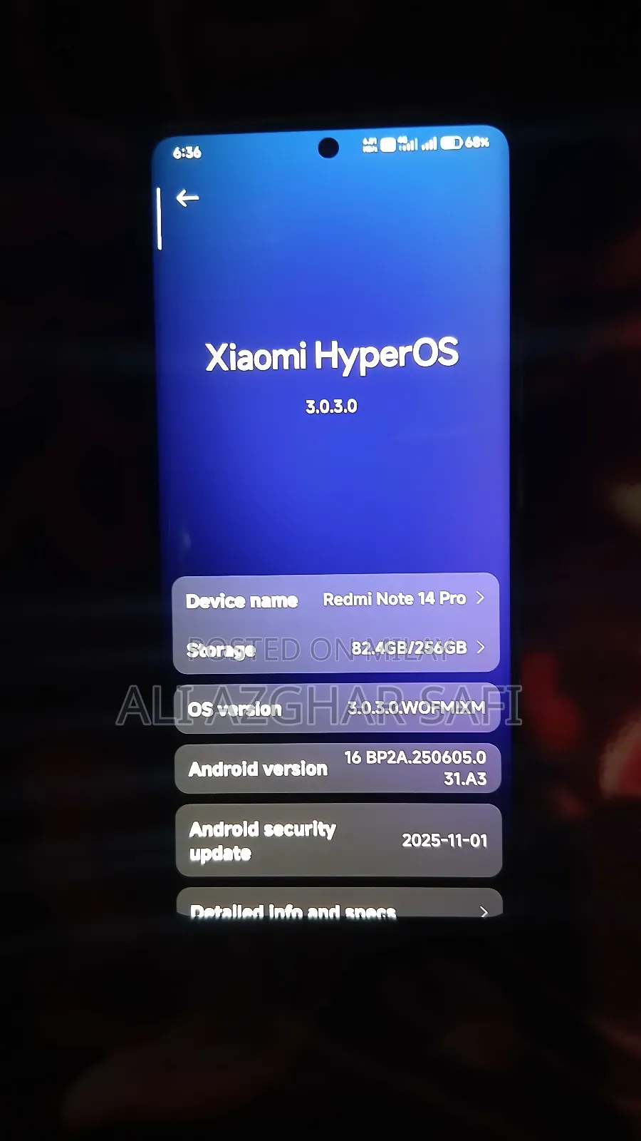 New Xiaomi Redmi Note 14 Pro 256 GB Purple