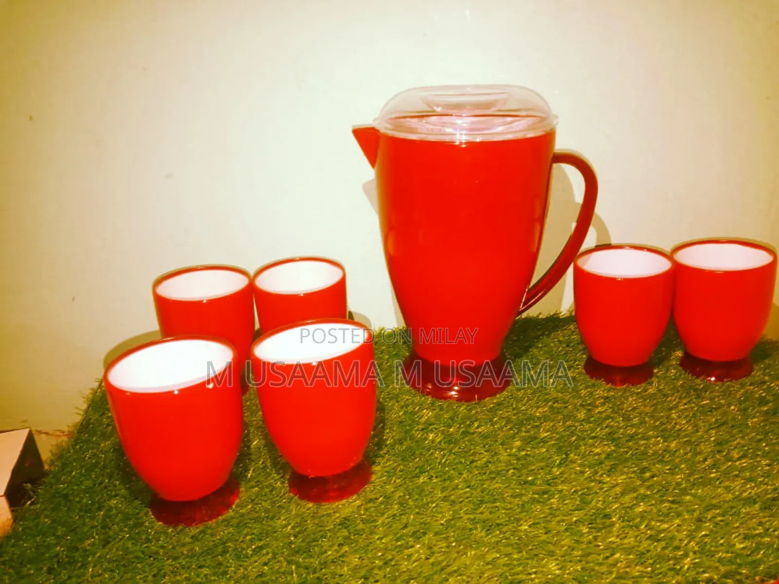 Jug Glass Water Set 7 Piece Victoria