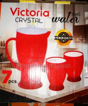 Jug Glass Water Set 7 Piece Victoria