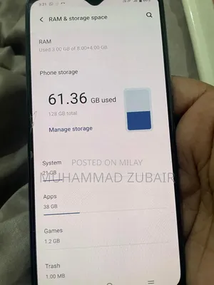 Vivo V20 128 GB Black