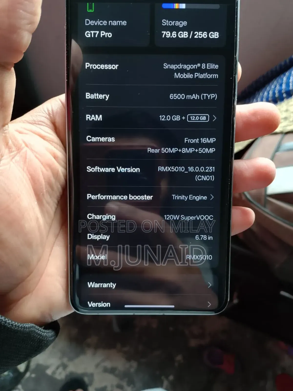 New Realme GT 7 Pro 256 GB White