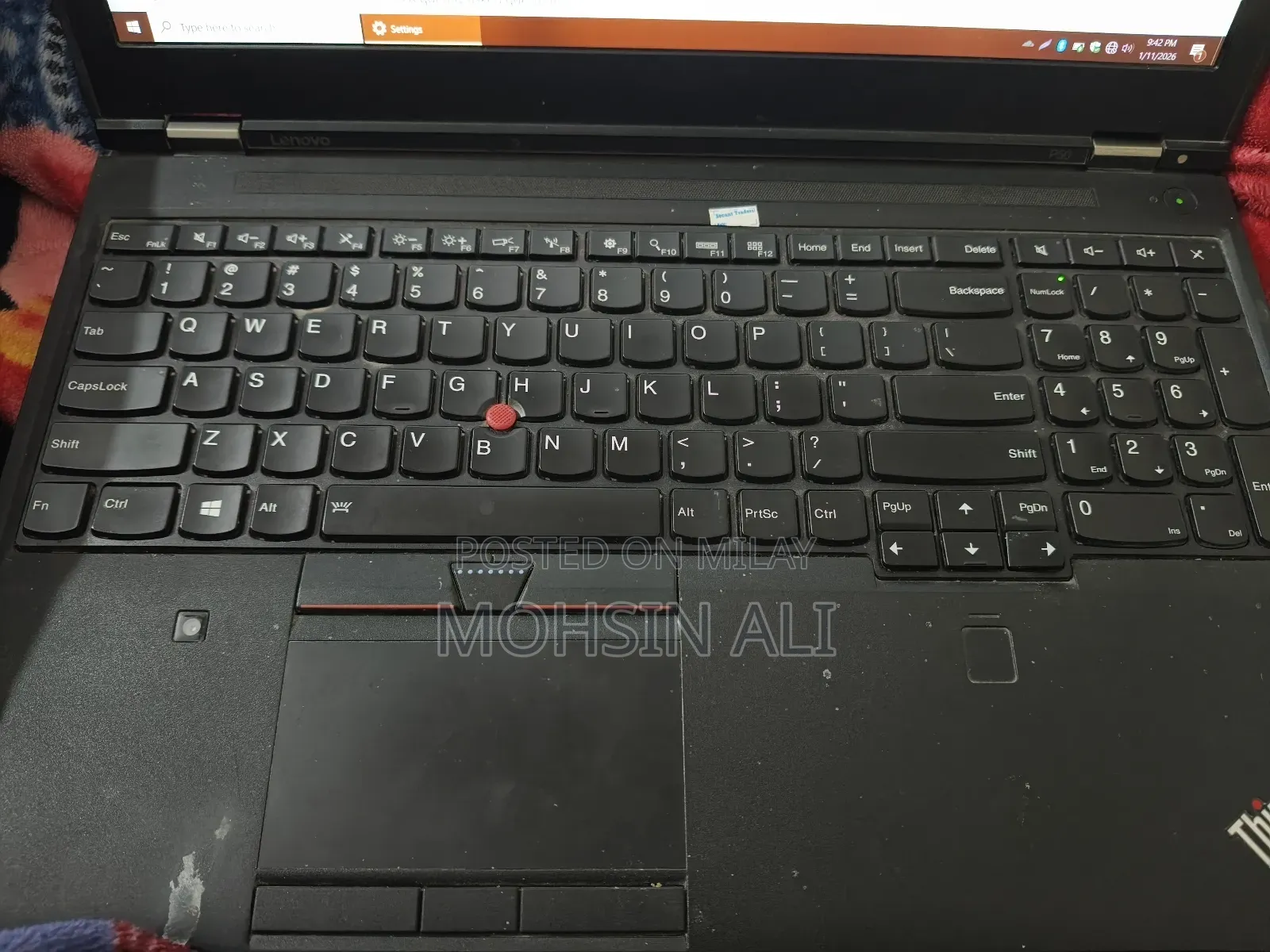 Laptop Lenovo ThinkPad P50 8GB Intel Core 7 SSD 256GB