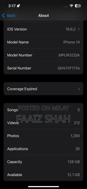 Apple iPhone 14 128 GB White