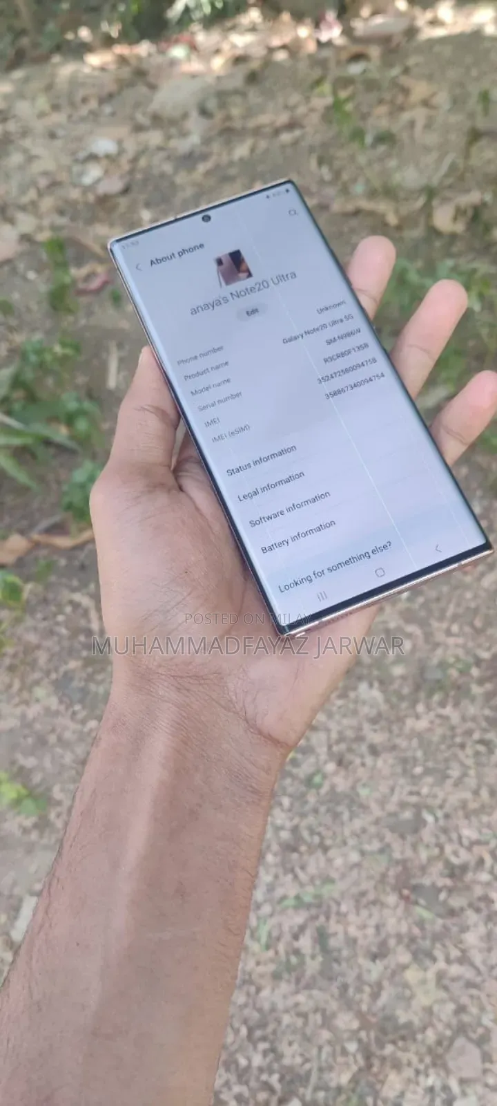 Samsung Galaxy Note 20 Ultra 128 GB Pink