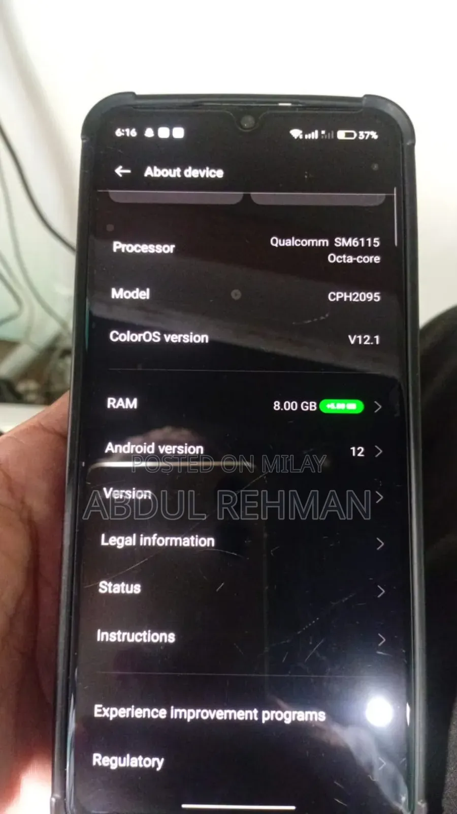 Oppo F17 128 GB Orange