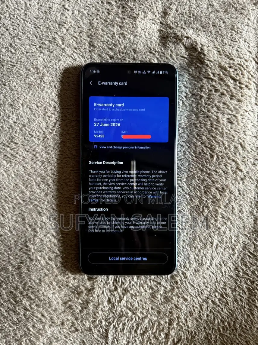 Vivo Y19 128 GB Blue