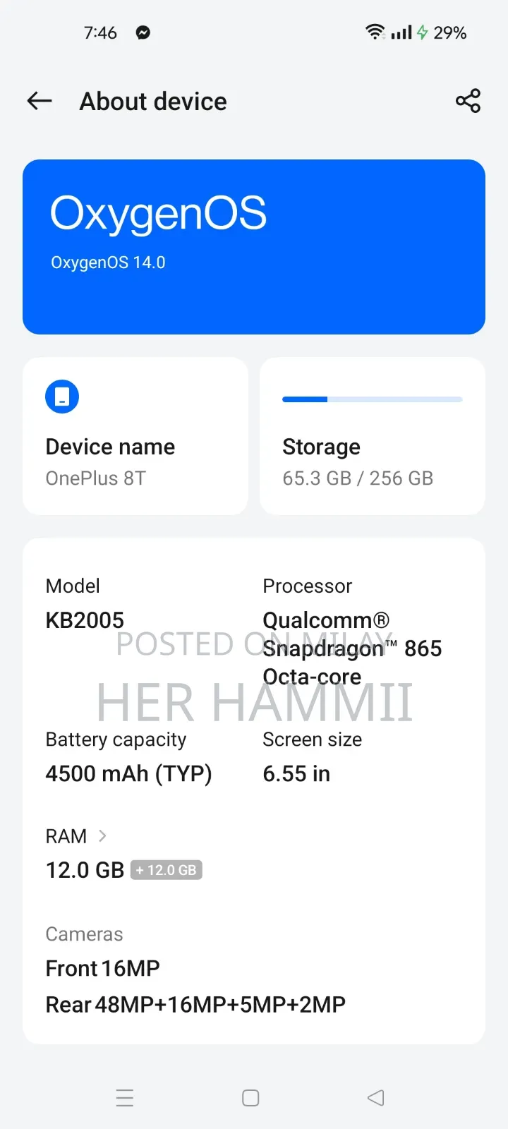 New OnePlus 8T 256 GB Green