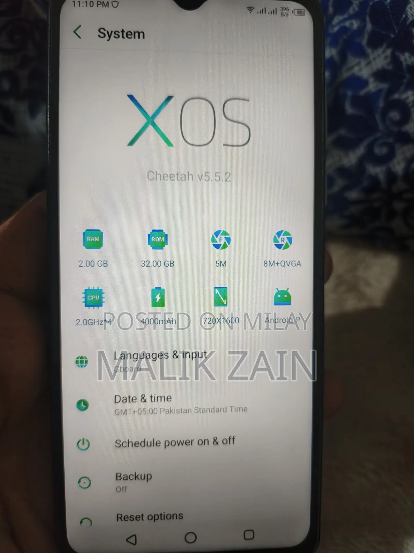 Infinix Smart 4 32 GB Blue