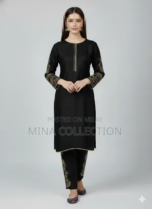 2pcs Ladies Eid Silk Suit
