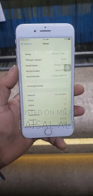 Apple iPhone 7 Plus 256 GB Silver