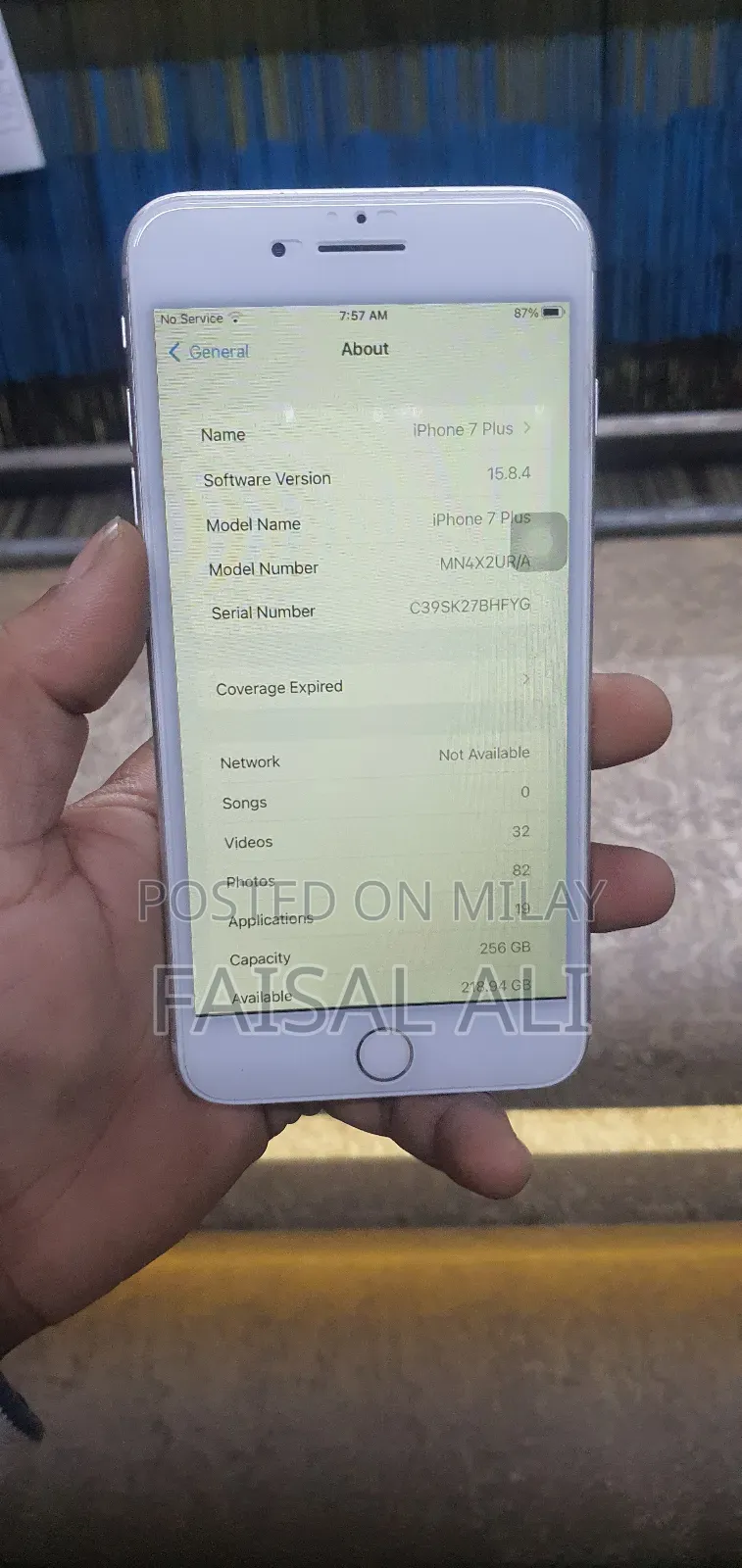 Apple iPhone 7 Plus 256 GB Silver