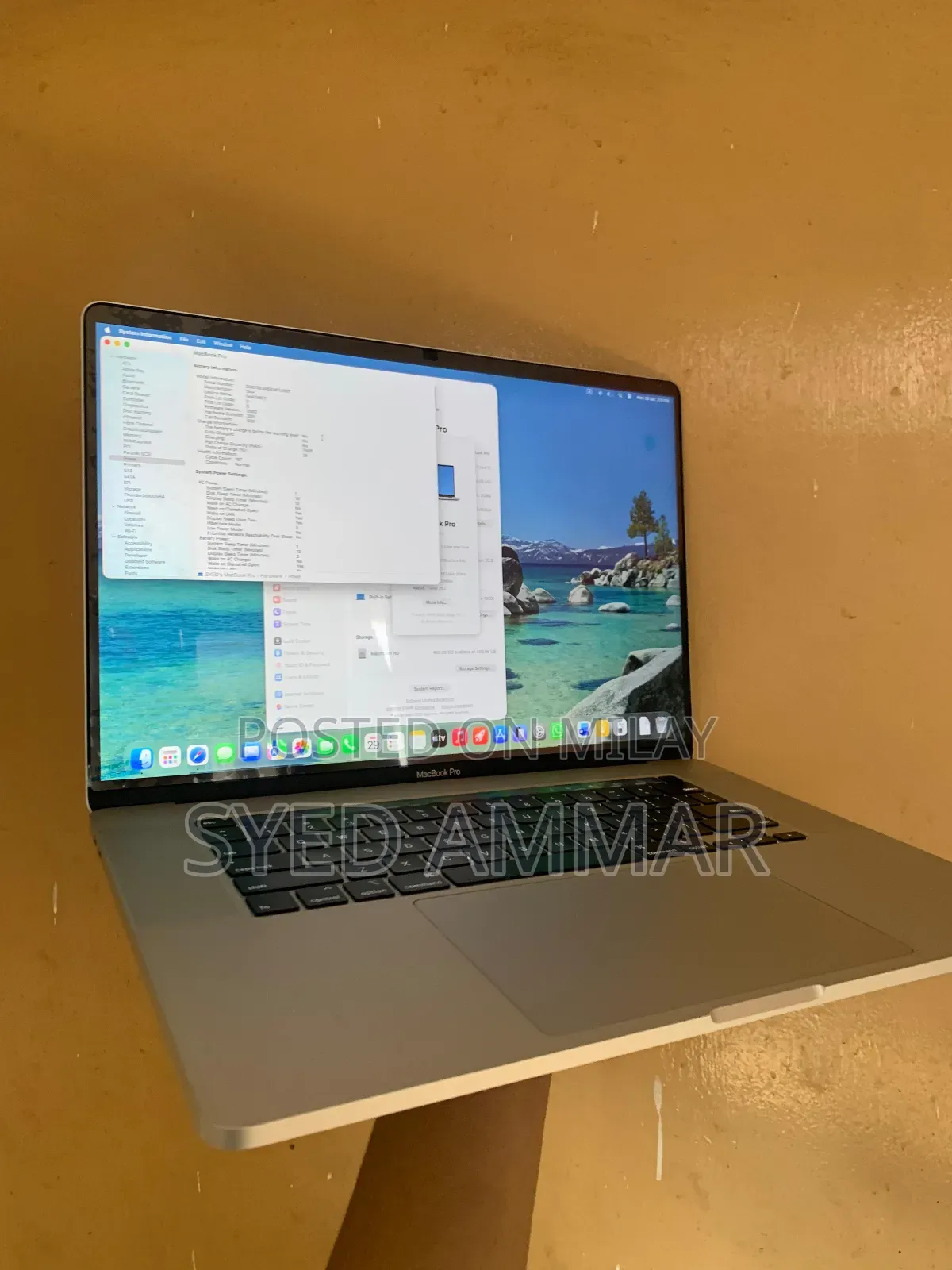 Laptop Apple MacBook Pro 2019 32GB Intel Core I7 SSD 512GB