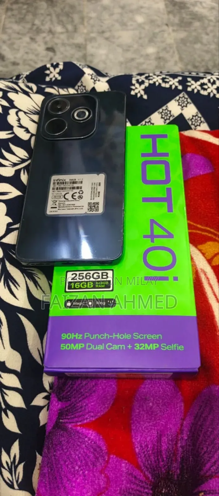 New Infinix Hot 40i 256 GB Blue