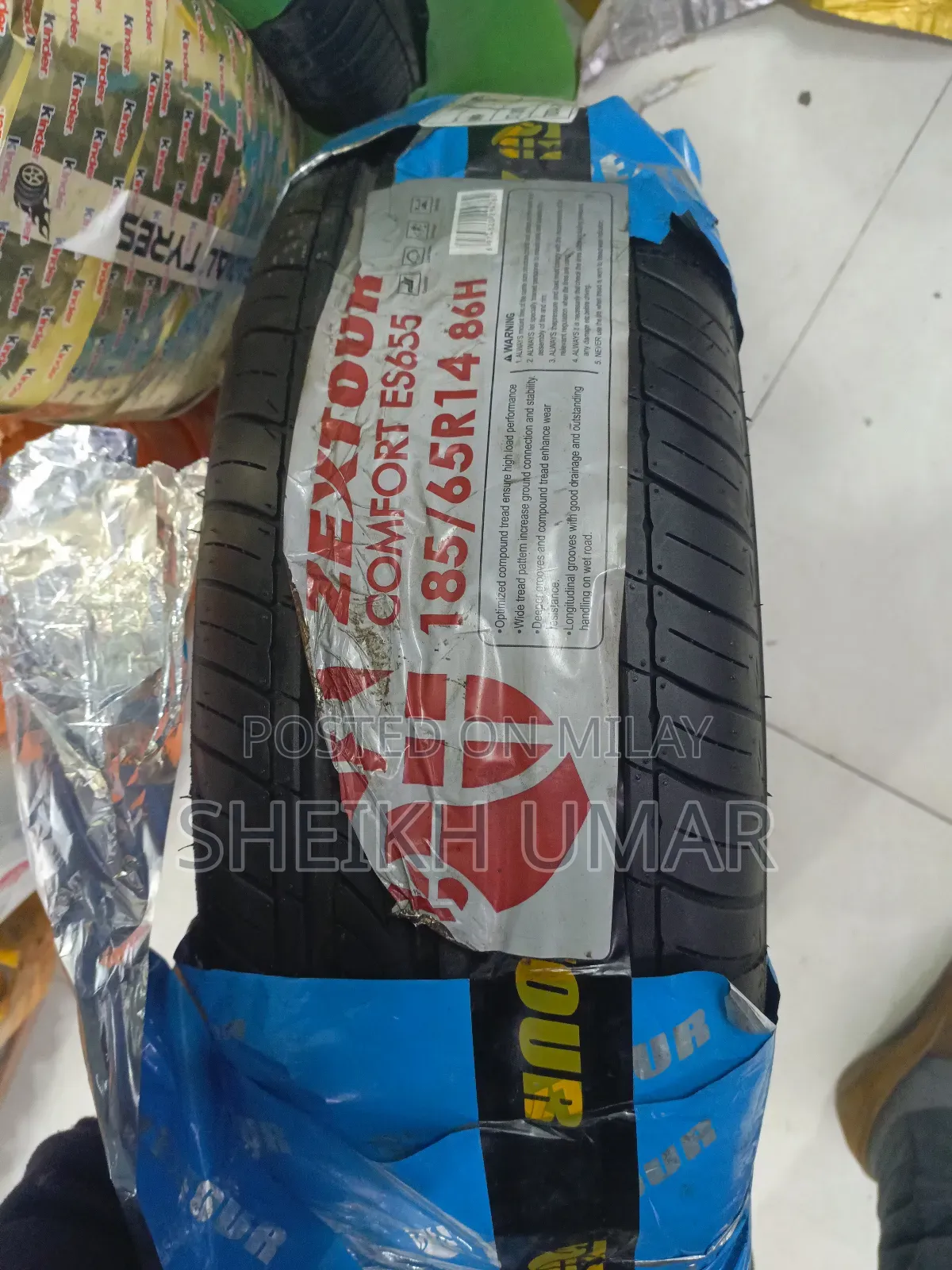 New Tyres Available Only Lahore