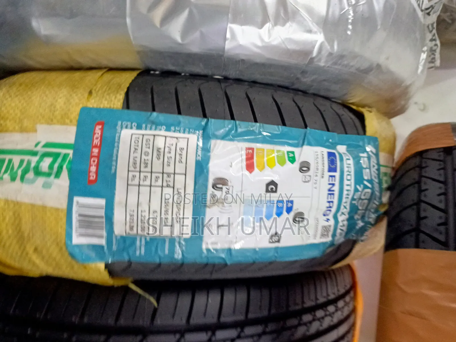 New Tyres Available Only Lahore
