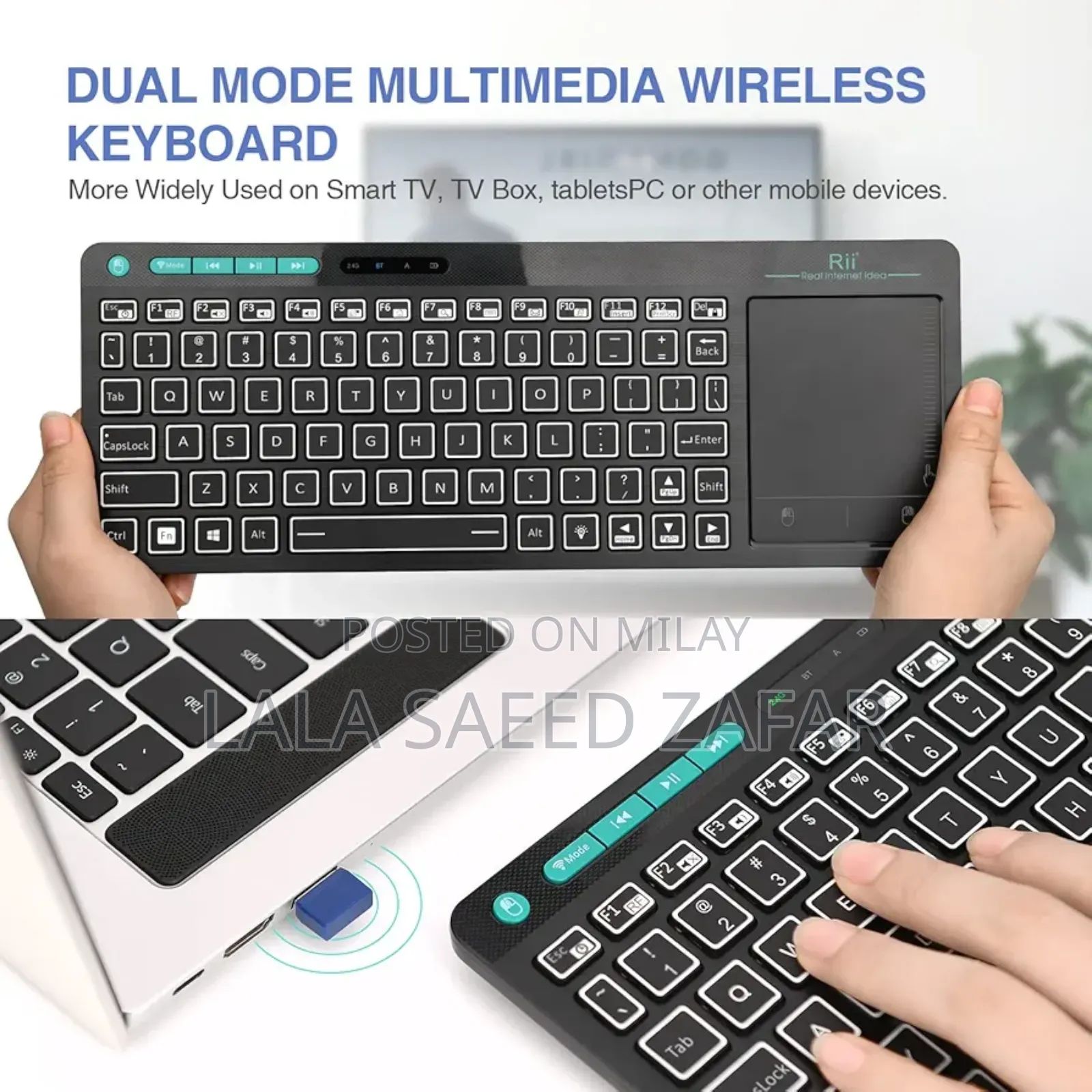 Rii Mini Wireless Keyboard Mouse