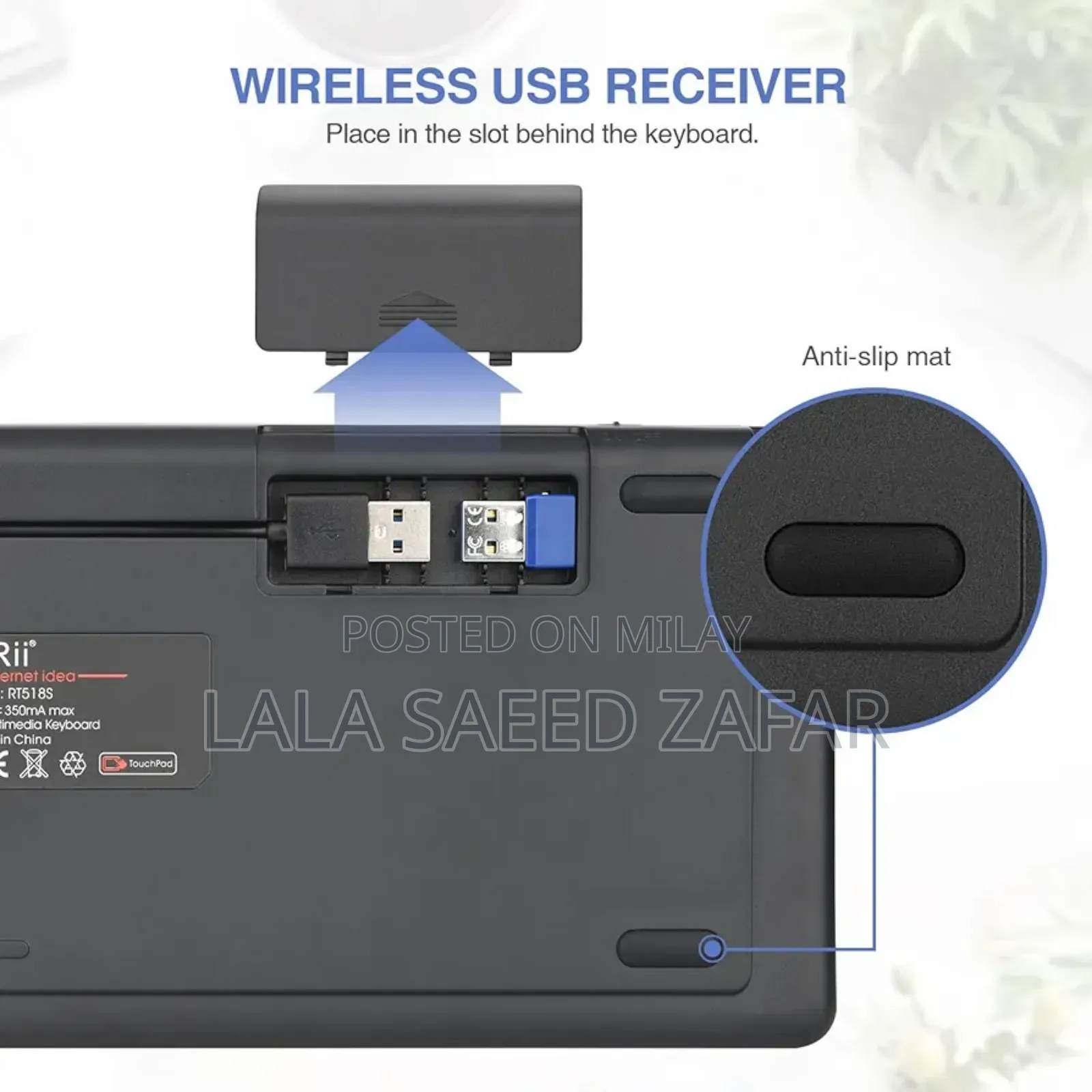 Rii Mini Wireless Keyboard Mouse